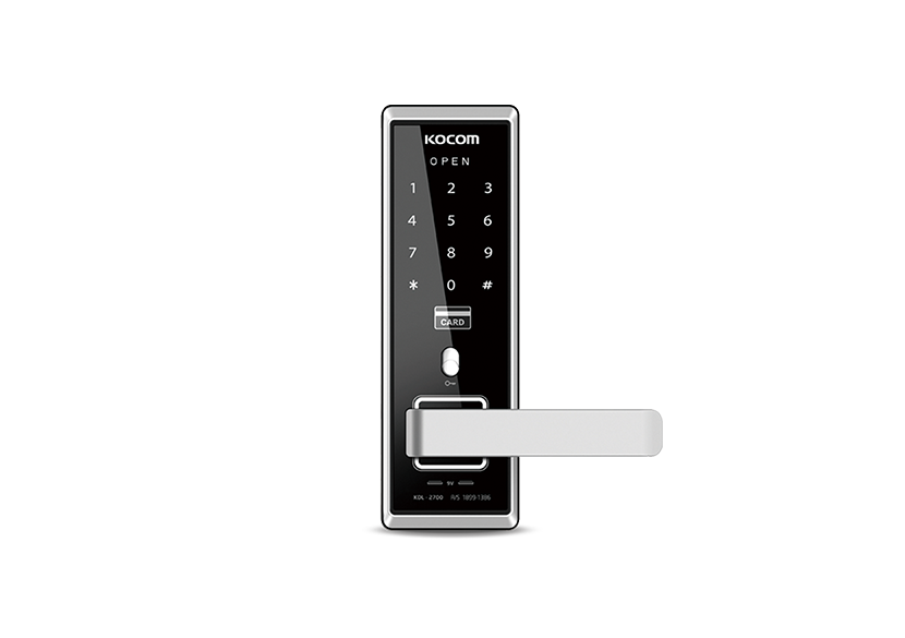 Keyless Lock KOCOM KDL-3600SK Digital Doorlock Pin+RFID+Mechanical Key Gold 